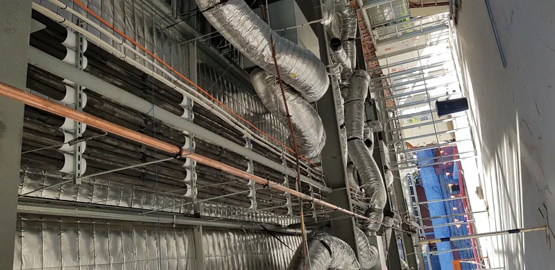 Coordinated ductwork installation at DCP Keswick